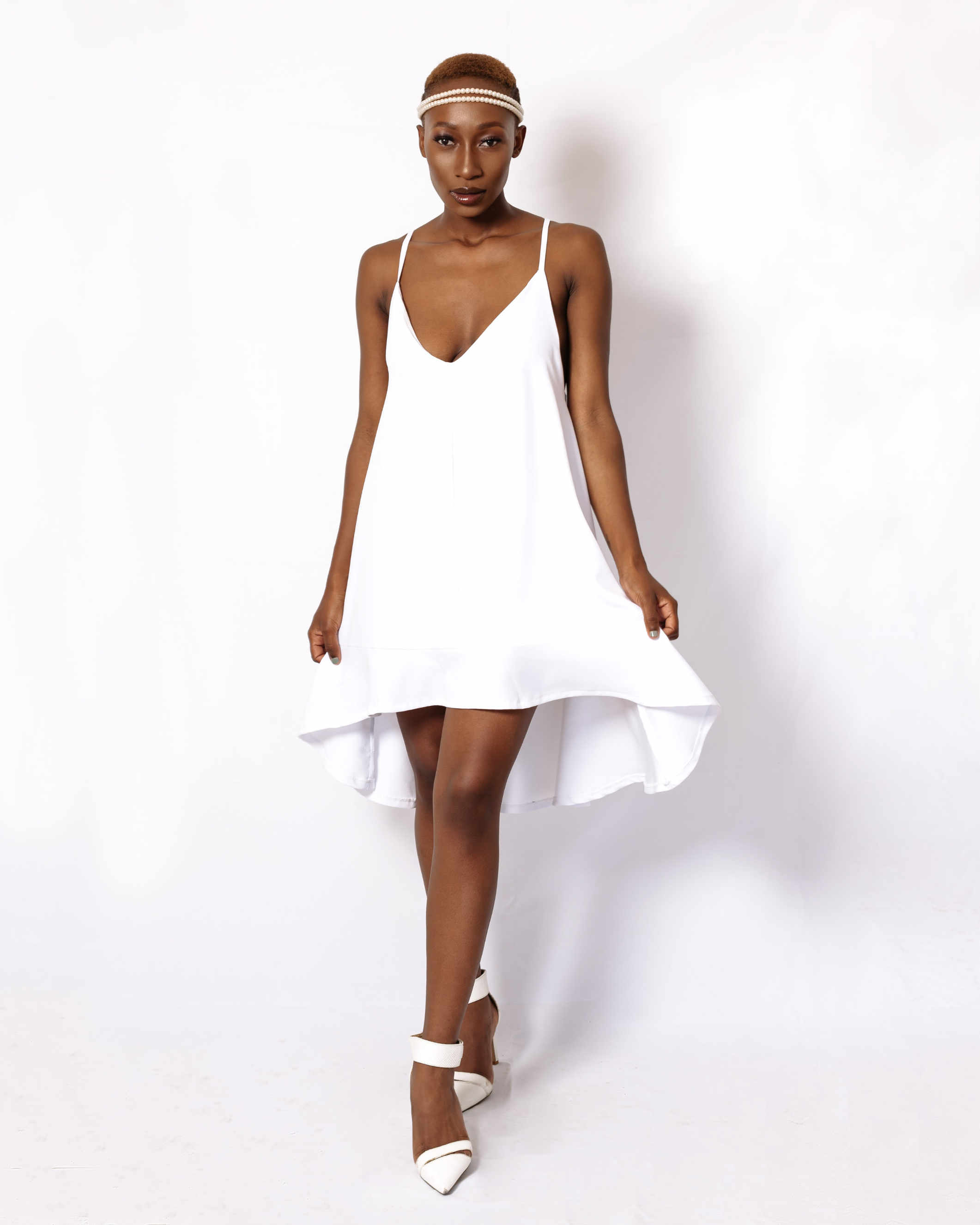 Image of Product Mini White Tent Dress